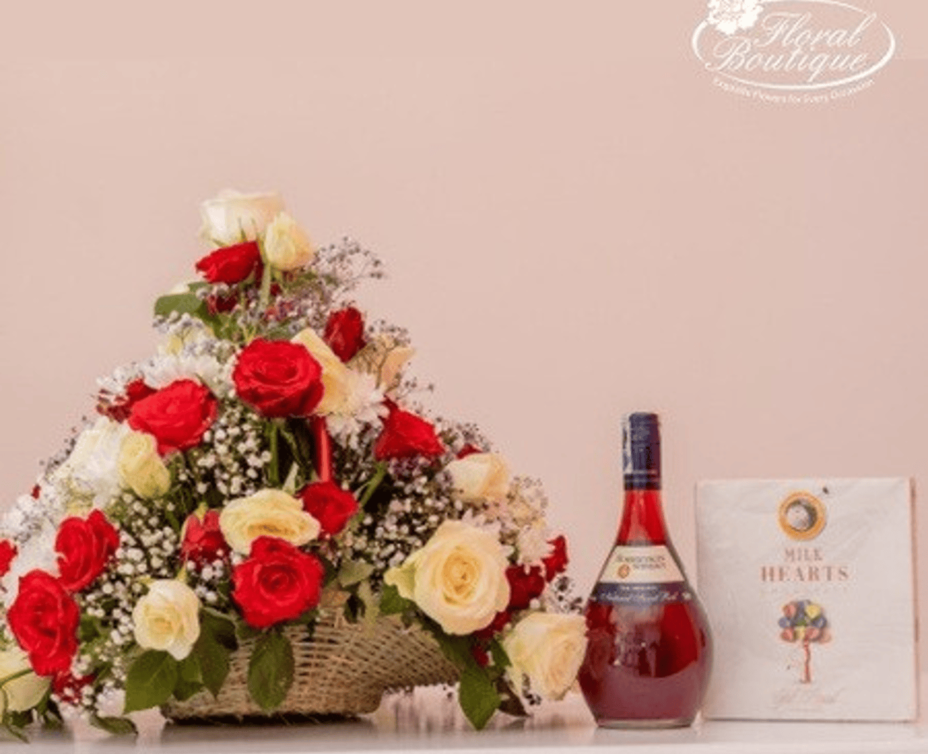 Buy Sweet Desire Flower & Wine Gift Set in Nairobi