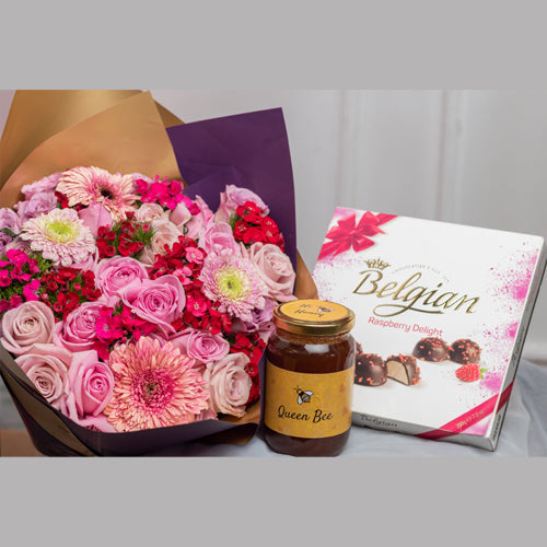 Roses, Belgian Chocolate and Honey