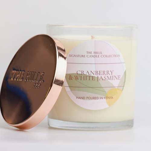 Cranberry & white Jasmine