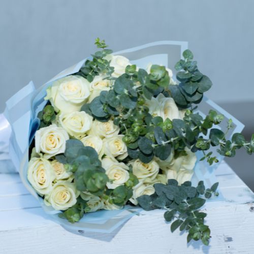 Express your love with 40 White Roses | rose delivery Nairobi