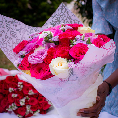 Rose & Sweet Williams