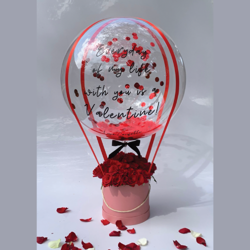 Round flower bubble